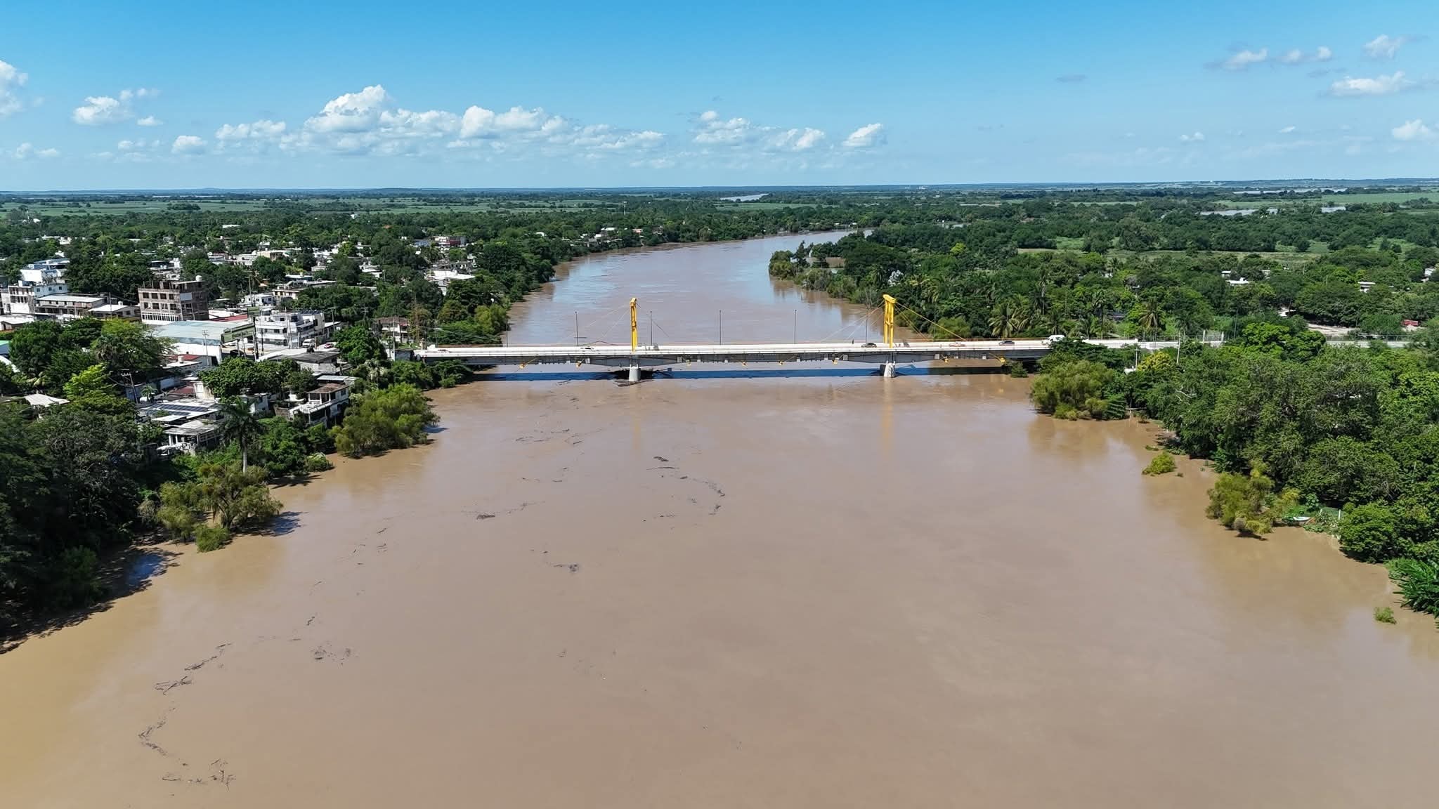 Nivel del río Pánuco desciende ligeramente