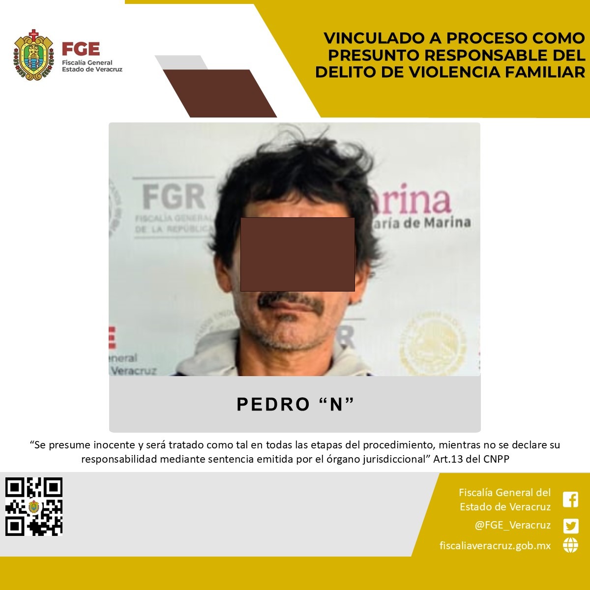 Vinculado a proceso por violencia familiar en Tihuatlán