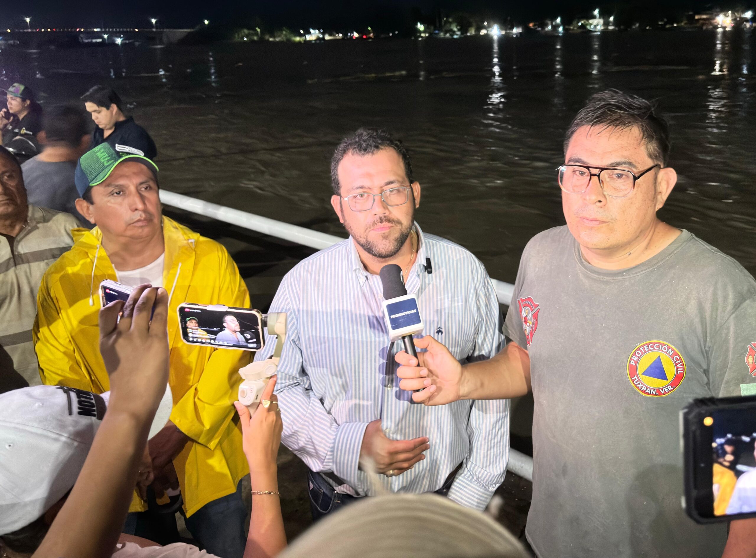 Gobierno de Tuxpan adopta medidas preventivas ante la crecida del río Tuxpan