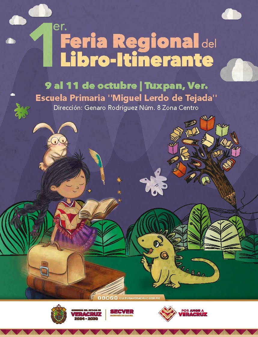 Tuxpan: Más de 130 fondos editoriales participarán en la 1ª Feria Regional del Libro-Itinerante