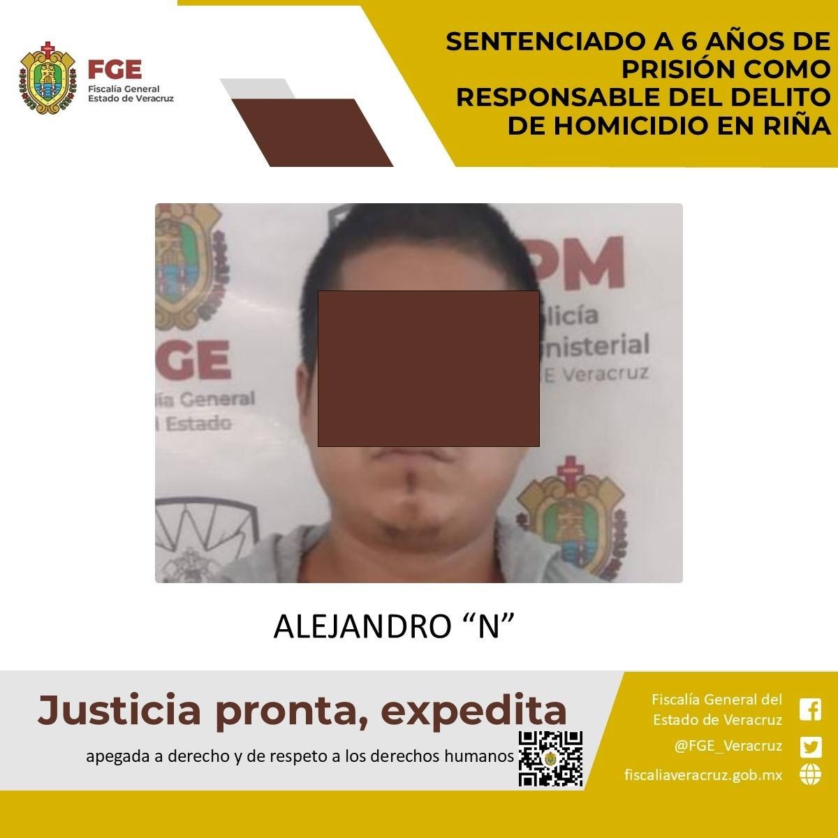  FGE Logra Sentencia de 6 Años de Prisión por Muerte con Arma Blanca en Chicontepec