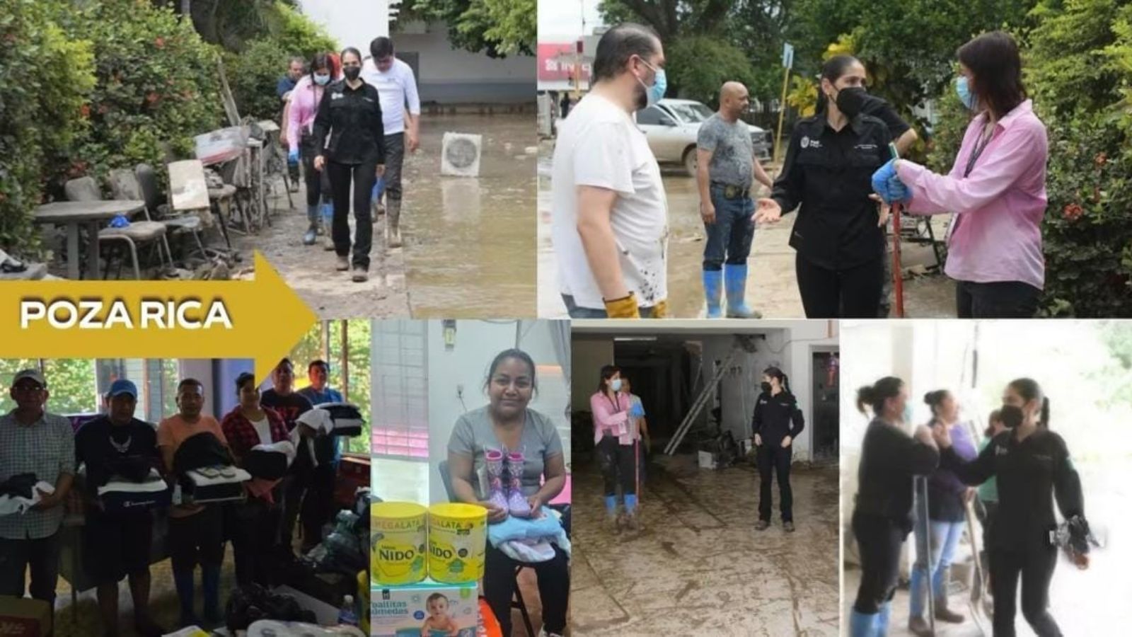 Fiscal General de Veracruz supervisa acciones de limpieza, rehabilitación y apoyo al personal de Poza Rica y Álamo