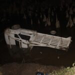 Camioneta cae a un estanque en Tantoyuca: tres personas perdieron la vida y ocho resultaron lesionadas