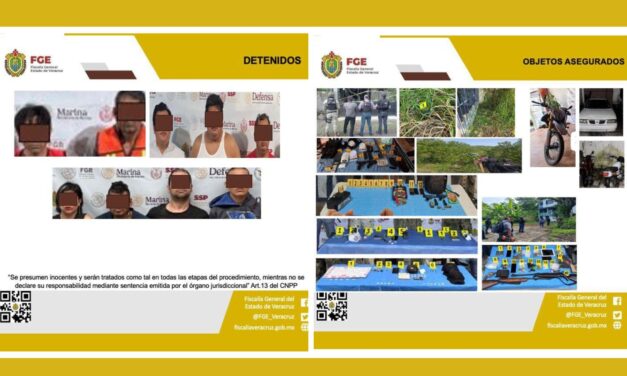 FGE INFORMA RESULTADOS DE OPERATIVOS DE CATEO REALIZADOS EN EL ESTADO DE VERACRUZ