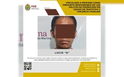 Papantla: Vinculado a proceso por feminicidio en grado de tentativa y violencia familiar