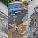 Calles en el olvido: residentes de Pueblo Viejo denuncian baches en la calle Insurgentes