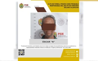 Pánuco: Auto de formal prisión por homicidio doloso calificado