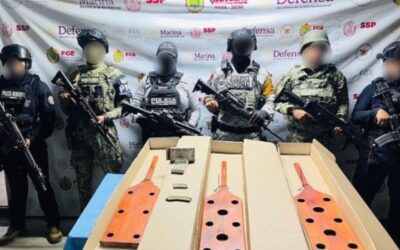 Acción coordinada en Barrio del Naranjo: fuerzas federales y estatales realizan cateo en Papantla