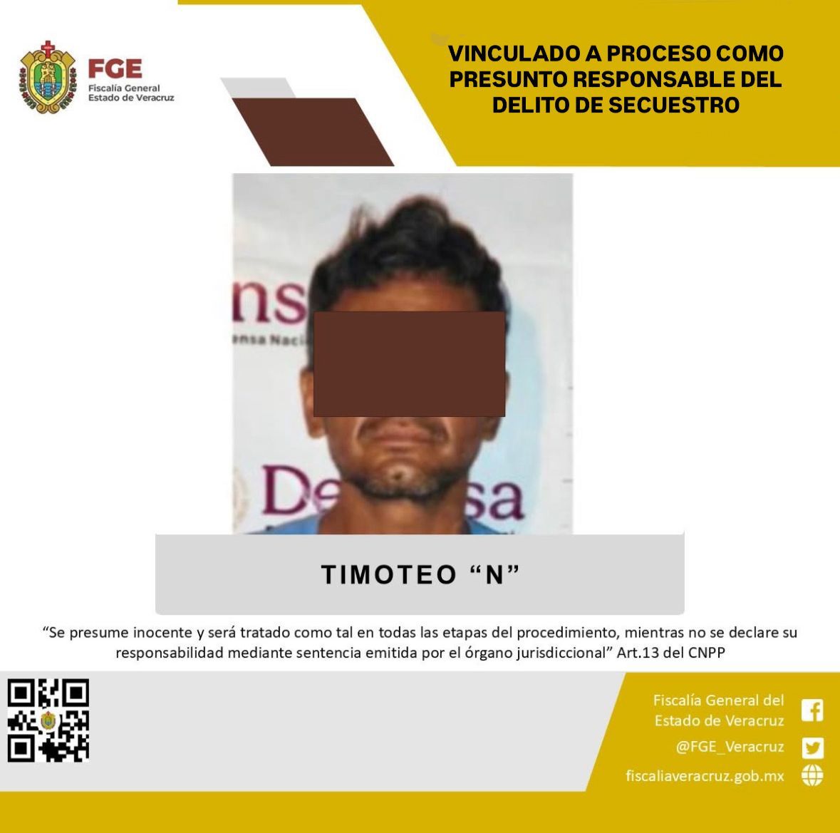 Sujeto es detenido en flagrancia por secuestro en Pánuco
