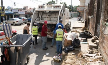 Tuxpan: Este lunes se restablecieron las rutas de Limpia Pública en colonias de la ciudad