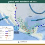 Gobierno de Tuxpan recomienda tomar precauciones por las lluvias que estará generando el Frente Frío 16