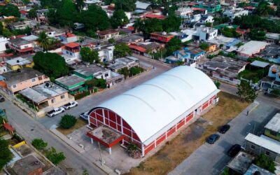 Naranjos: Inauguran rehabilitación del auditorio de la colonia Tamaulipas