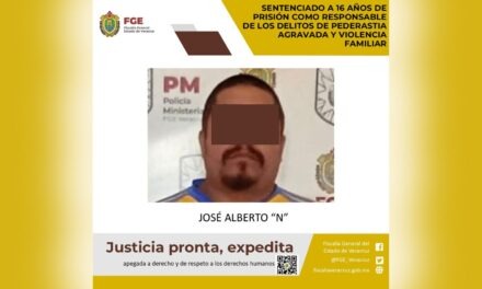 Sentenciado  a 16 Años de cárcel por pederastia agravada en Huayacocotla