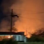 Pueblo Viejo: Incendio en Pastizal  de la Colonia Primero de Mayo