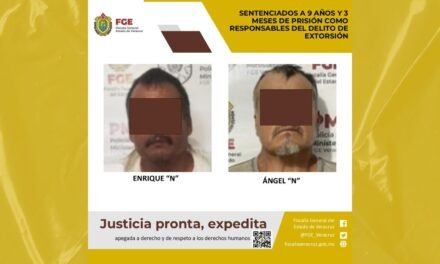 Sentenciados a nueve años y tres meses por extorsión en Huayacocotla