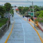 Gobierno de Tuxpan inaugura 2 obras de pavimentación con concreto hidráulico y otra de guarniciones y banquetas.