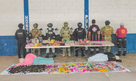 DECOMISO DE PIROTECNIA EN OPERATIVO EN TUXPAN