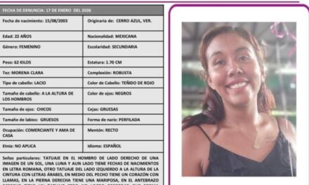 Activan Protocolo Alba por la desaparición de joven en Cerro Azul