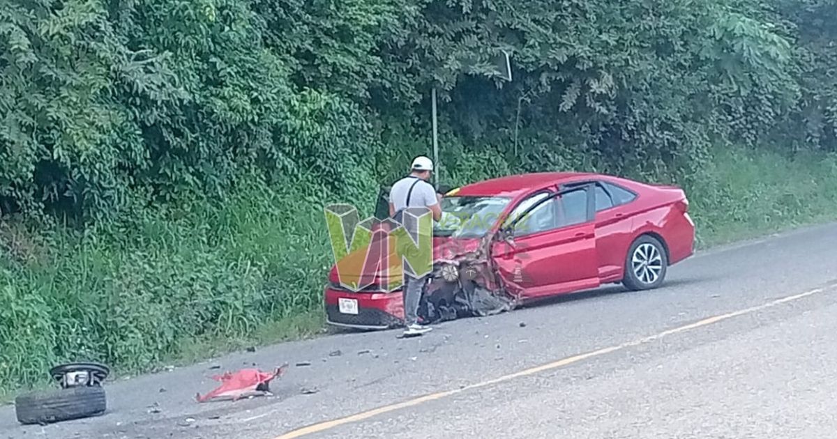Álamo: Choque en la curva de Citlaltépetl