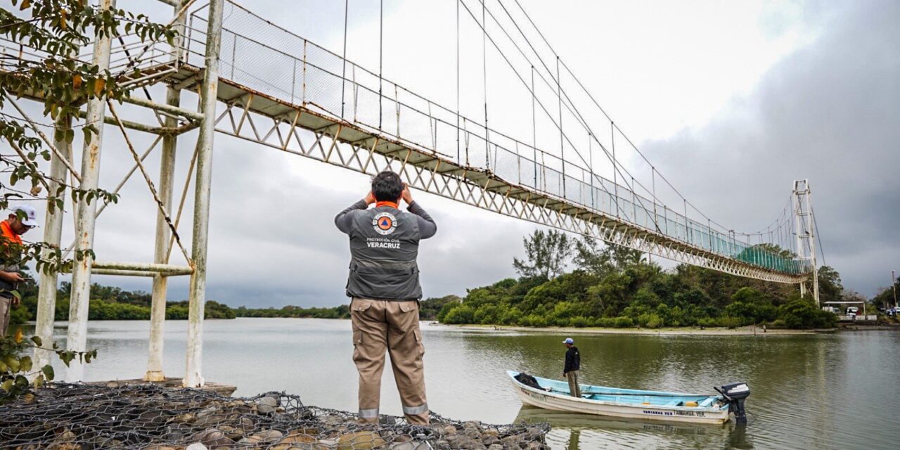 Clausuran puente Chorreras-Barra de Corazones; habilitan transporte gratuito en lancha