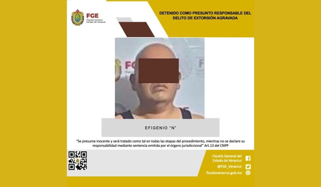 Detienen al ex jefe de la Policía Municipal de Poza Rica