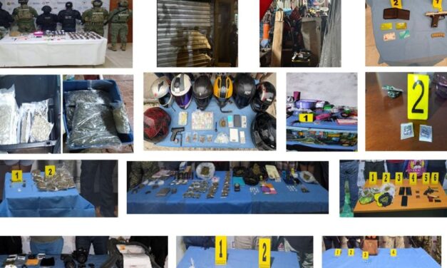 Fiscalía General del Estado detiene a 26 personas durante cateos realizados en diversos municipios